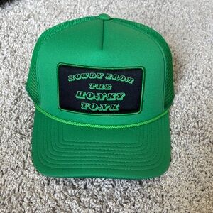 Green Trucker Hat with Patch